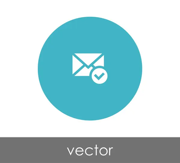 E-Mail-Symbol lesen — Stockvektor