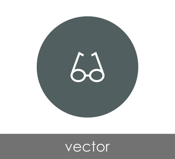 Webikone für Brillen — Stockvektor