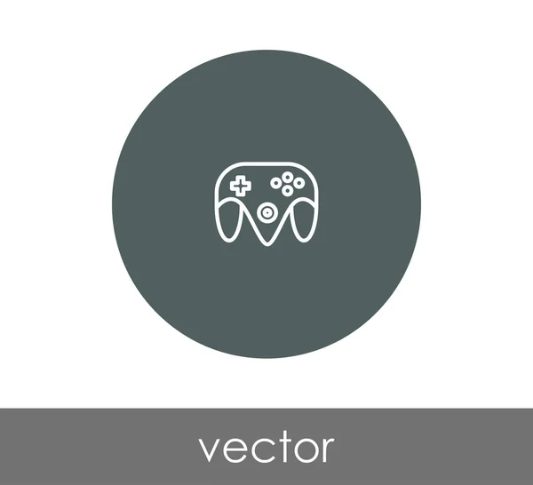 Joystick círculo icono — Vector de stock