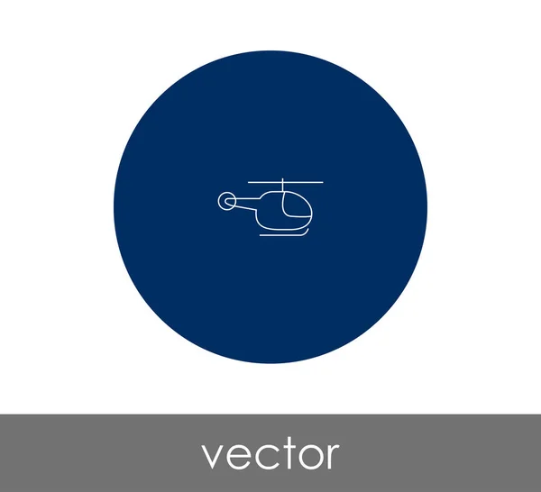 Helikopter-Websymbol — Stockvektor