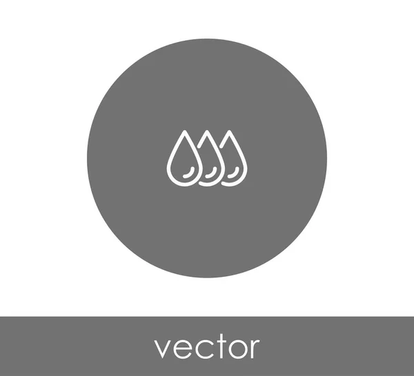 Drop Websymbol — Stockvektor