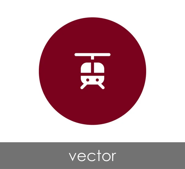 Ícone web helicóptero — Vetor de Stock