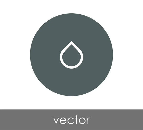 Drop web icon — Stock Vector