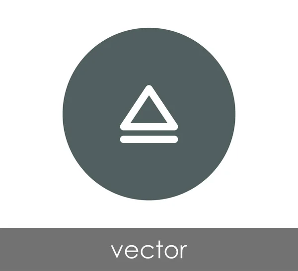 Ejetar ícone em círculo — Vetor de Stock