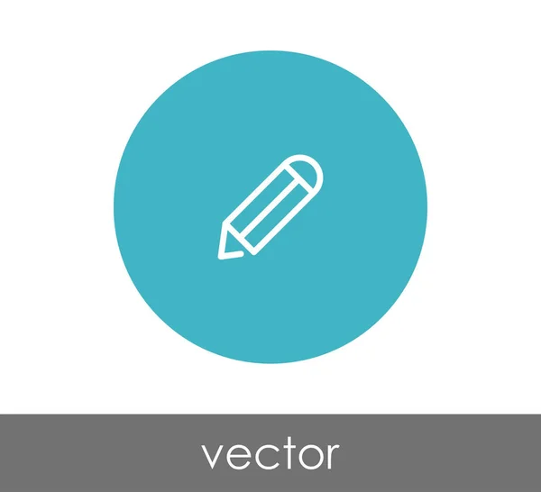 Editar icono de concepto — Vector de stock