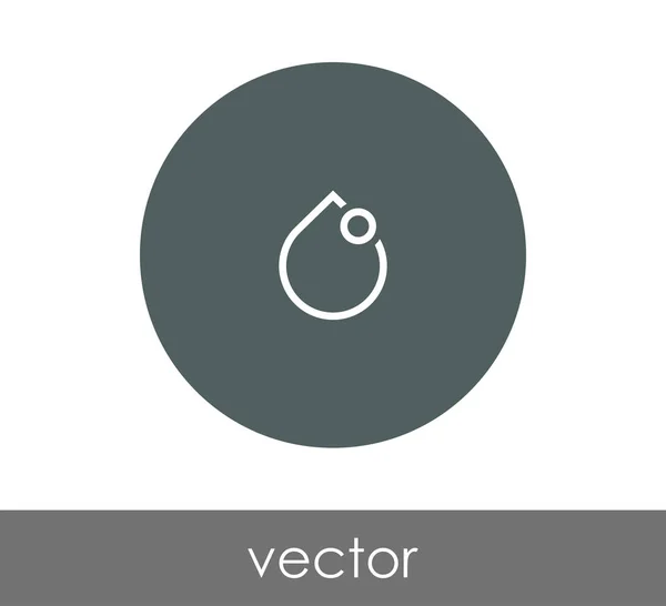 Drop Websymbol — Stockvektor