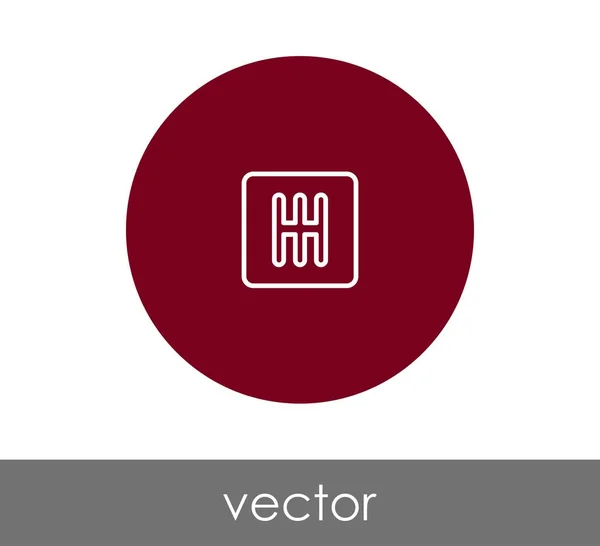 Значок окружности редуктора — стоковый вектор