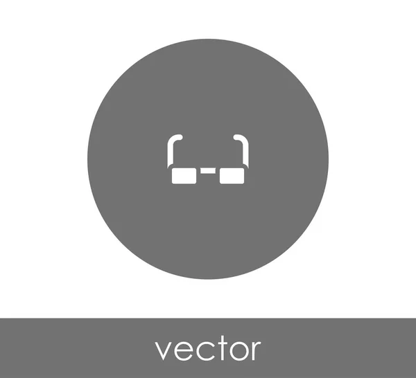 Brillen web pictogram — Stockvector