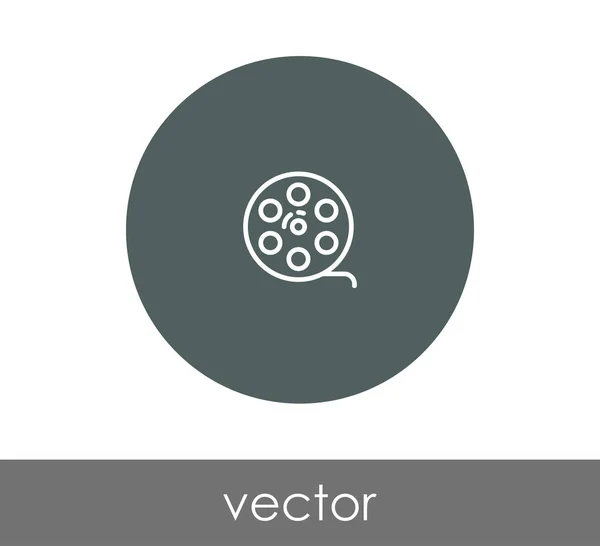 Film pictogramă semn — Vector de stoc