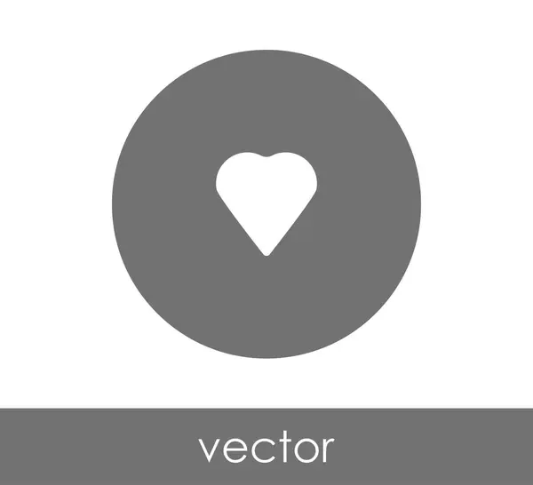 Heart web icon — Stock Vector