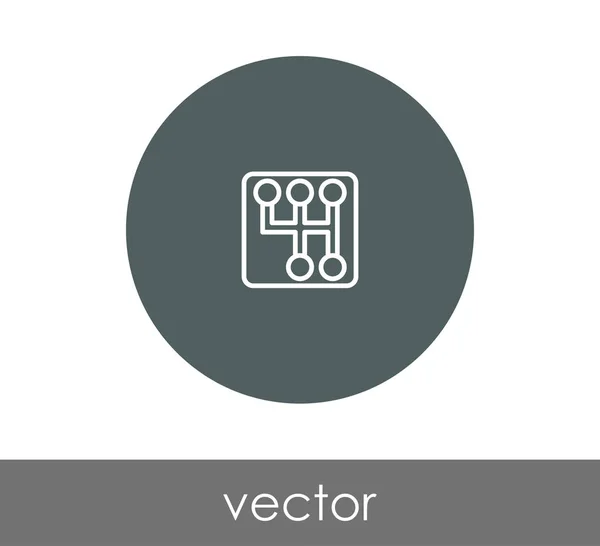 Schaltkreis-Ikone — Stockvektor