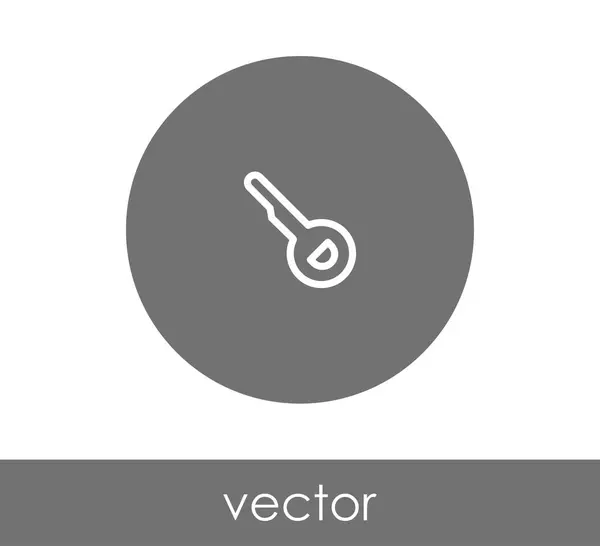 Nyckelikonen illustration — Stock vektor