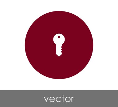 anahtar simgesi illüstrasyon 