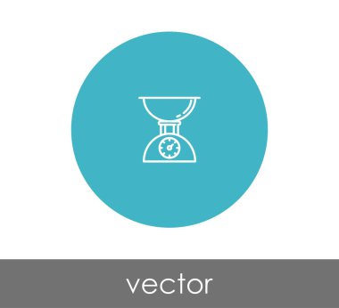 Gıda ölçek simgesi 