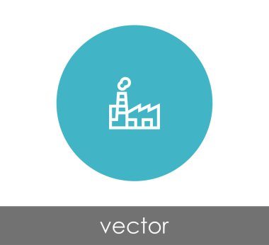 Fabrika simgesini işaret