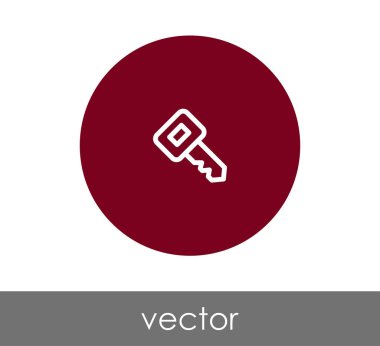 anahtar simgesi illüstrasyon 