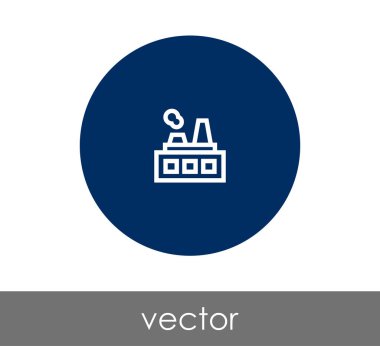 Fabrika simgesini işaret