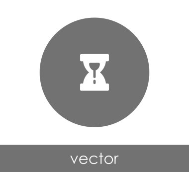 Kum saati simgesi illüstrasyon 