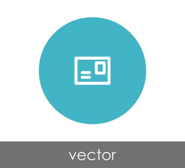 zarf simgesi illüstrasyon 