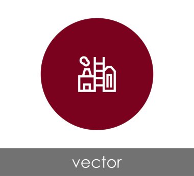 Fabrika simgesini işaret