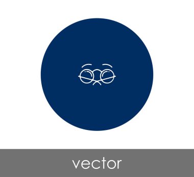 gözlük daire simgesi