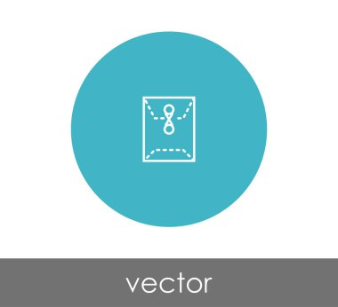 zarf simgesi illüstrasyon 