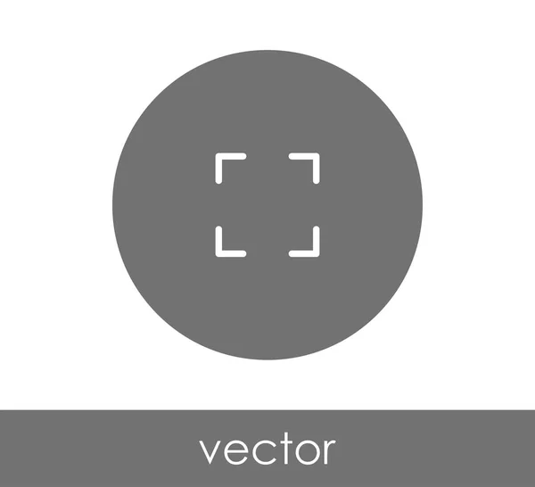 Vouw pictogram in cirkel — Stockvector