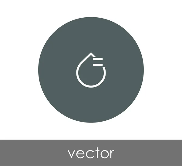 Ícone web gota — Vetor de Stock