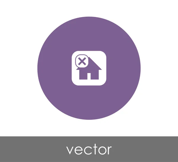 Inicio icono web — Vector de stock