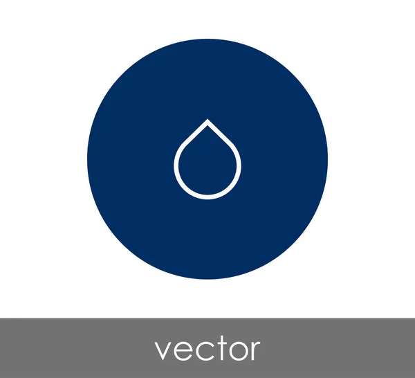 Drop Websymbol — Stockvektor