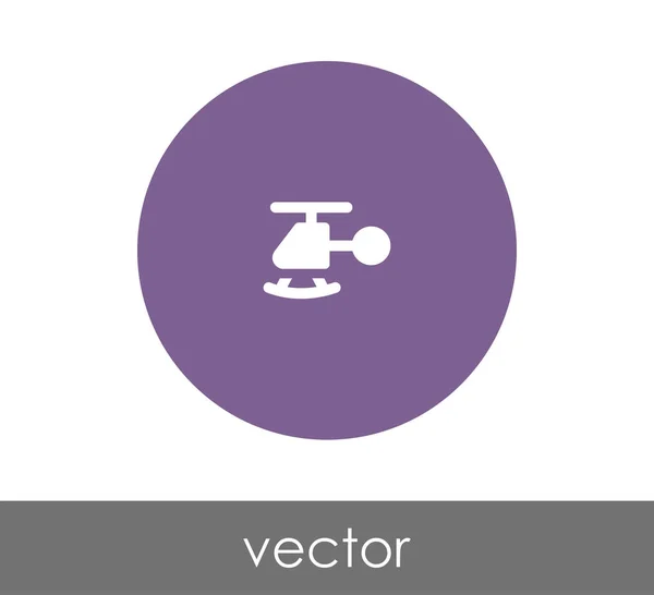 Helikopter-web ikon — Stock Vector