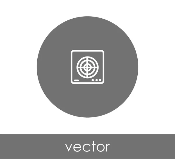 Signo de icono del ventilador — Vector de stock