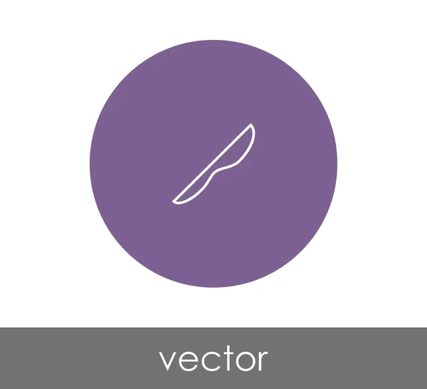 Дизайн значка ножа — стоковий вектор