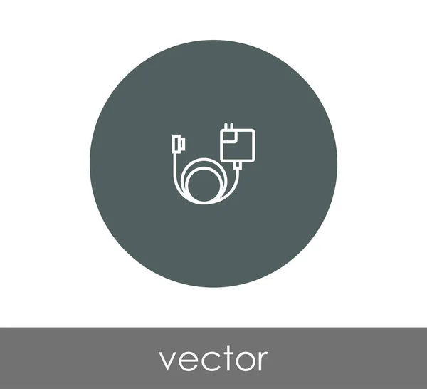 Diseño del icono del cargador — Vector de stock