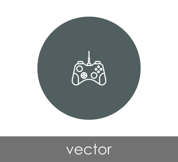 Joystick circle icon — Stock Vector