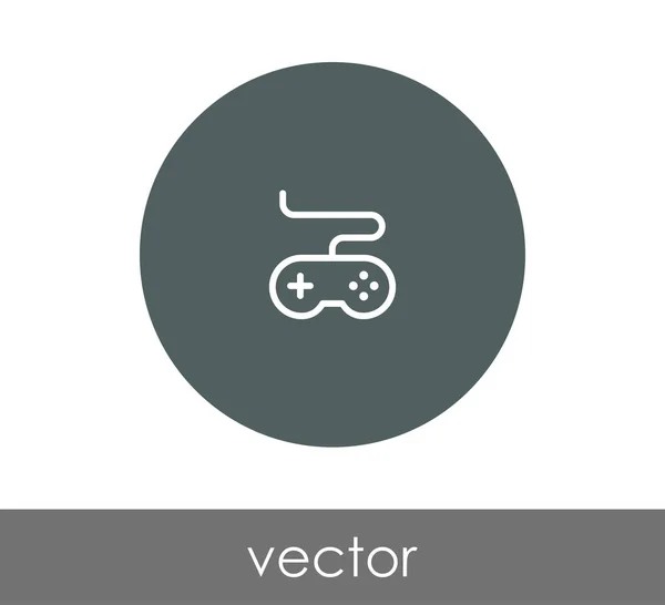 Ícone círculo joystick —  Vetores de Stock