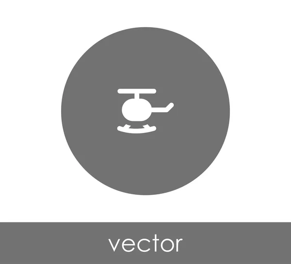 Icono web helicóptero — Vector de stock