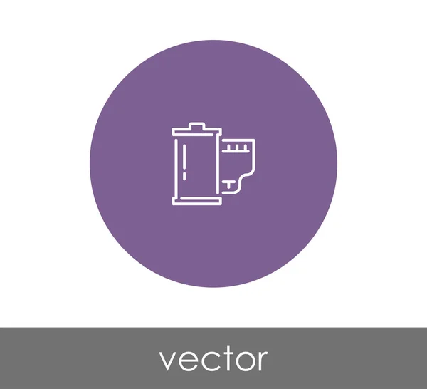 Signo de icono de película — Vector de stock