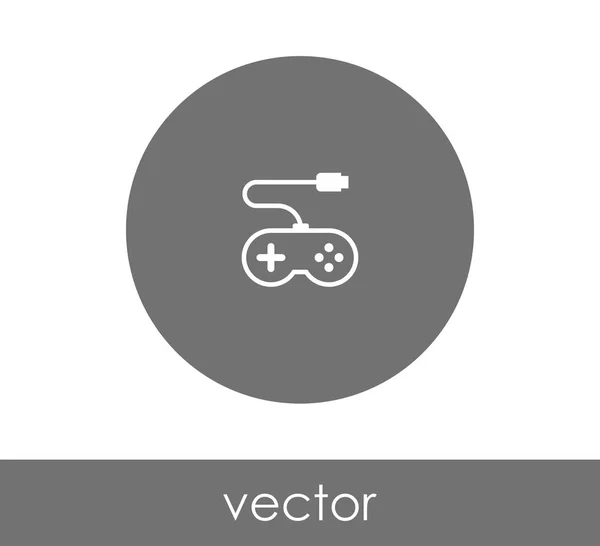 Pákový ovladač kruhová ikona — Stockový vektor