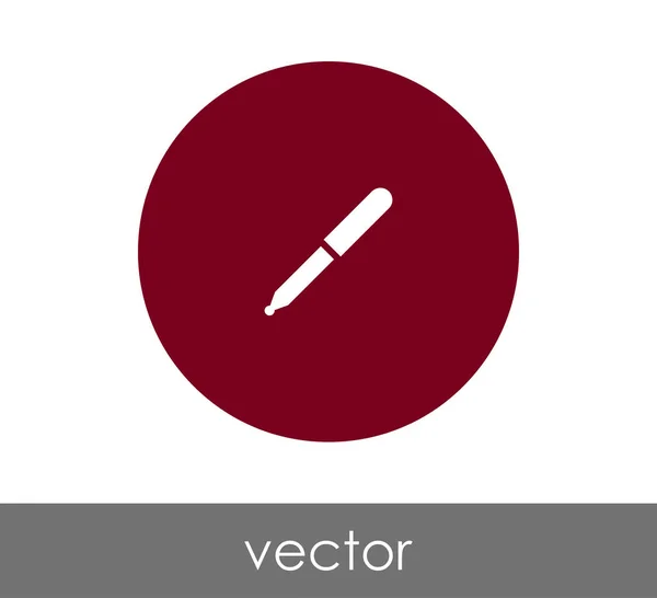 Pipette Web-Symbol — Stockvektor