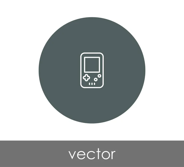 Pákový ovladač kruhová ikona — Stockový vektor