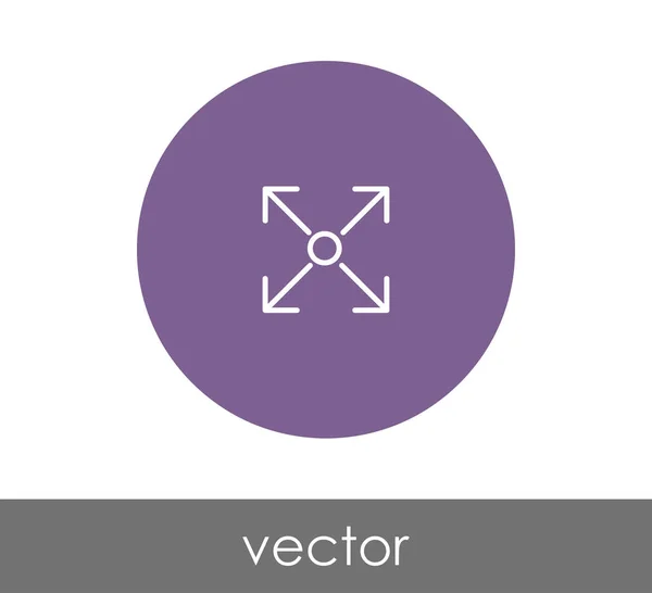 Ikon for fuld skærm – Stock-vektor