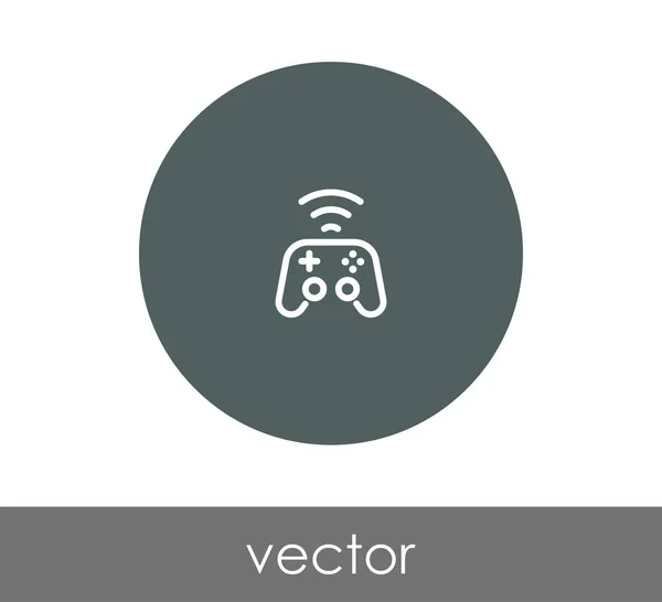 Joystick círculo icono — Vector de stock