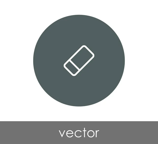 Eraser icône web — Image vectorielle