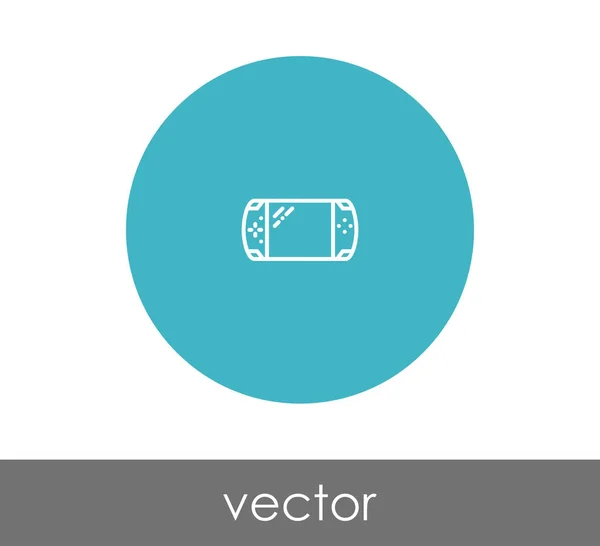 Pictogram van de cirkel van de joystick — Stockvector