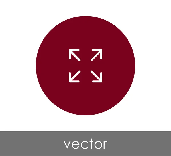 Vollbild-Kreissymbol — Stockvektor