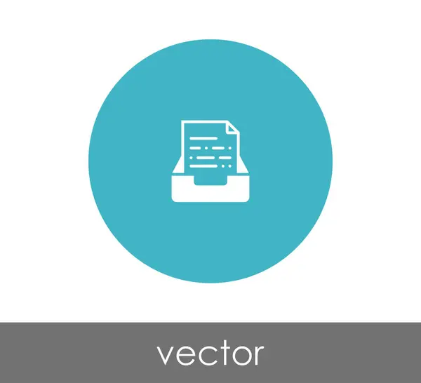 Diseño del icono de archivo — Vector de stock