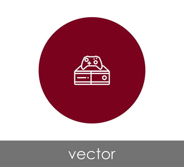 Joystick circle icon — Stock Vector