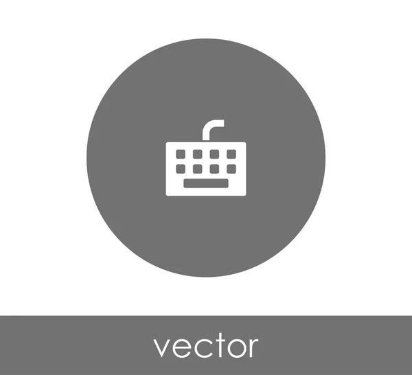 Illustration des Tastatursymbols — Stockvektor