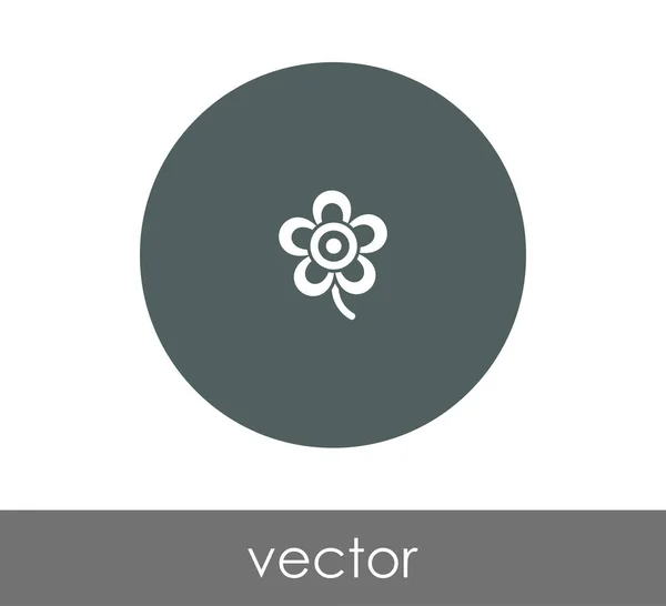 Знак цветок — стоковый вектор